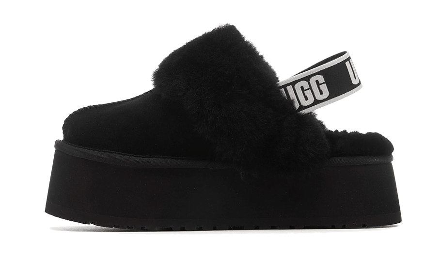 UGG Funkette Slipper Schwarz