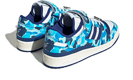Adidas Adidas Forum 84 Low Bape 30th Anniversary Blue Camo - ID4772