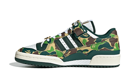 Adidas Adidas Forum 84 Low Bape 30th Anniversary Green Camo - ID4771