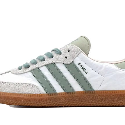 Adidas Adidas Samba OG  Cloud White Silver Green - ID0492