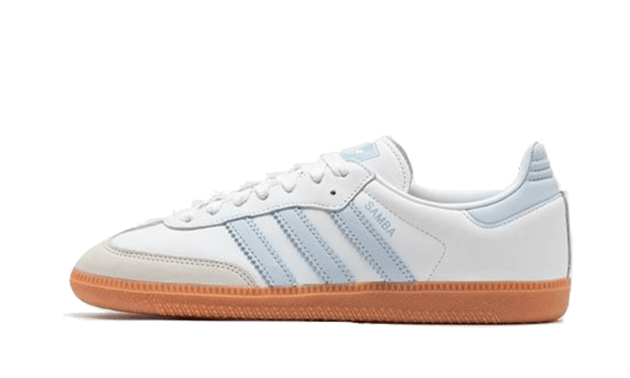 Adidas Samba OG Weiß Halo Blue Gum