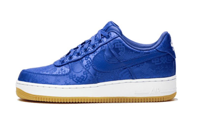 Nike Air Force 1 Low Clot Blaue Seide