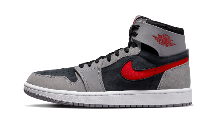 Air Jordan 1 High Zoom Air CMFT 2 Schwarz Feuerrot Zement