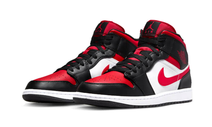 Air Jordan Air Jordan 1 Mid Alternate Bred Toe - 554724-079 / 554725-079