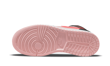 Air Jordan Air Jordan 1 Mid Black Pink Crimson - 554725-604