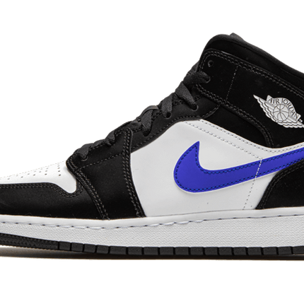 Air Jordan Air Jordan 1 Mid Black Racer Blue White - 554725-084