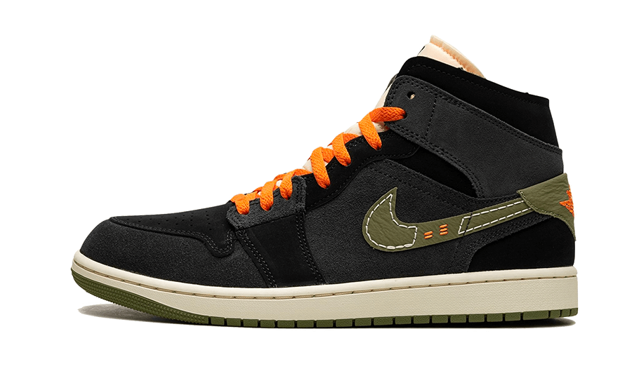 Air Jordan 1 Mid SE Craft Anthrazit Helloliv
