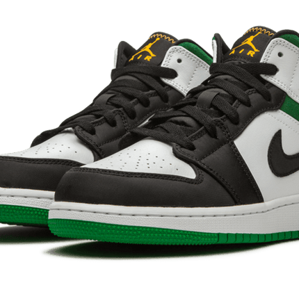 Air Jordan Air Jordan 1 Mid SE White Laser Orange Lucky Green - 852542-101 / BQ6931-101