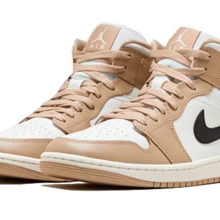 Air Jordan Air Jordan 1 Mid Tan Black - BQ6472-103