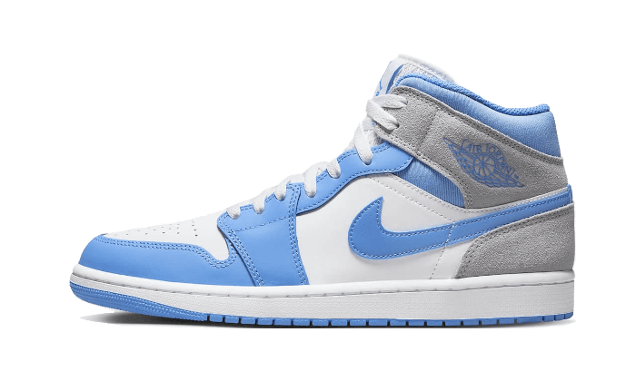 Air Jordan 1 Mid University Blau Grau