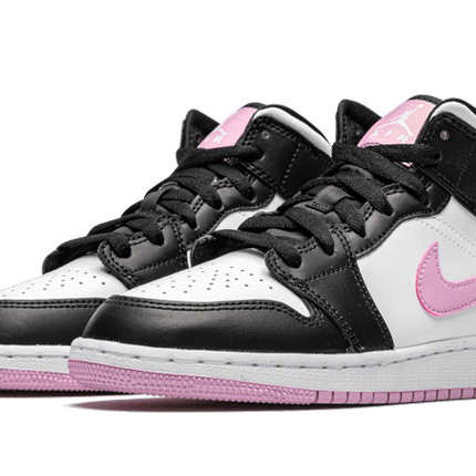 Air Jordan Air Jordan 1 Mid White Black Light Arctic Pink - 555112-103