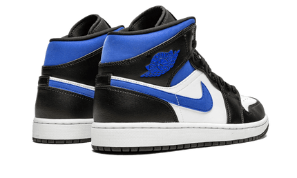 Air Jordan Air Jordan 1 Mid White Black Royal - 554725-140 / 554724-140