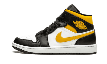 Air Jordan Air Jordan 1 Mid White Pollen Black - 554724-177 / 554725-177