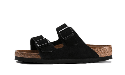 Birkenstock Birkenstock Arizona Suede Leather Soft Footbed Black - 0951321/0951323