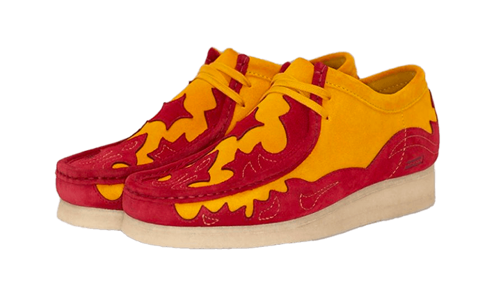 Clarks Clarks Wallabee Supreme Yellow Red - 