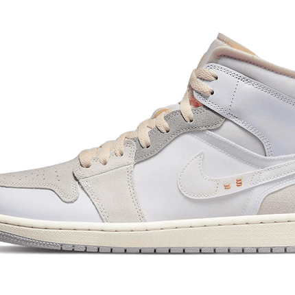 Air Jordan Air Jordan 1 Mid SE Craft Inside Out White Grey - DM9652-100 / DQ3726-100