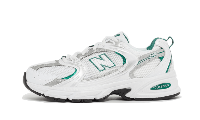 New Balance 530 Weiß Silber Grün